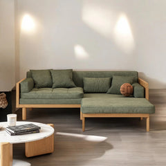 Multifunctional Pull-Out Sofa Bed with Solid Wood Frame