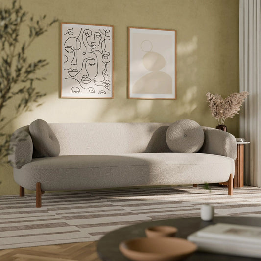 Modern 3 Seater Sofa Set