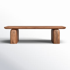 Solid Wood Sled Coffee Table