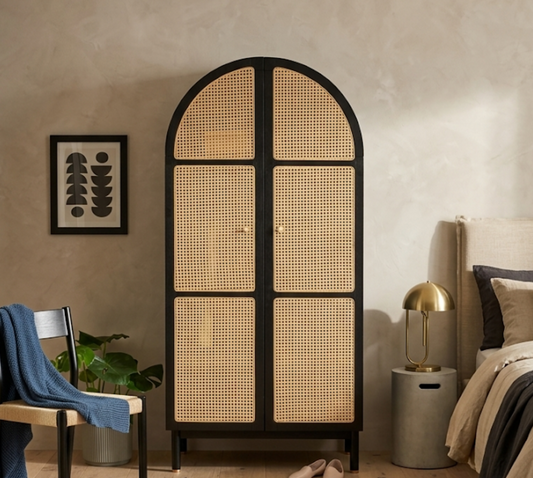 The Elara Arched Armoire