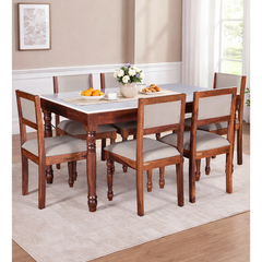 The Maharaja's Heritage Solid Sheesham 6-Seater Dining Set