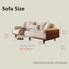 Stylish SERENIT Solid Teak Wood Sofa Cum Bed