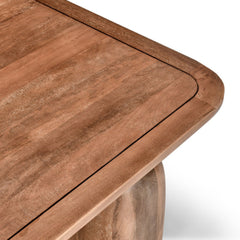 Solid Wood Sled Coffee Table