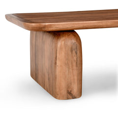 Solid Wood Sled Coffee Table