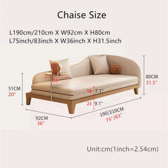 Marten Lounge Chaise Convertible Sofa Bed