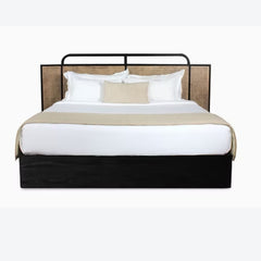 Florence Natural Cane Platform Bed
