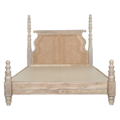 The Heritage Turned-Post Cane Bed