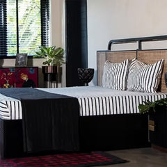 Florence Natural Cane Platform Bed