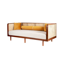 Lounge Rattan Sofa | Upholstered Diwan for living rooms