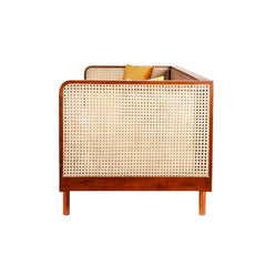 Lounge Rattan Sofa | Upholstered Diwan for living rooms