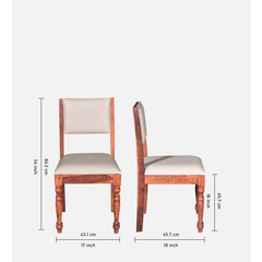 The Maharaja's Heritage Solid Sheesham 6-Seater Dining Set