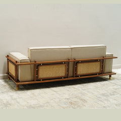 Alaya 3+1+1 Seater Ash Wood Cane Sofa