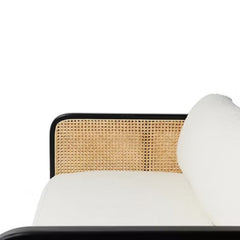 SOLID WOOD RATTAN SOFA