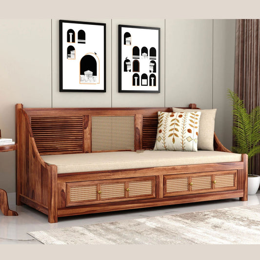 Chase Designer Sheesham Wood Divan Bed with Mattress