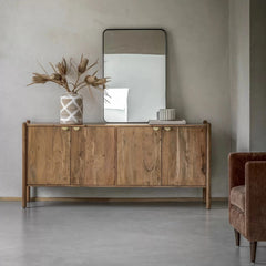 4-Door Storage Sideboard Cabinet