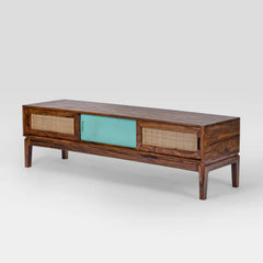 Premium Sheesham Wood TV Cabinet with Spacious Storage