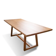 Haven Solid Wood Trestle Table