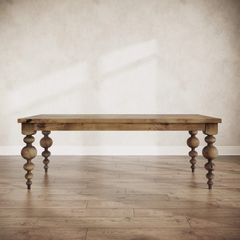 The Maharaja's Heritage Turned Sheesham Dining Table