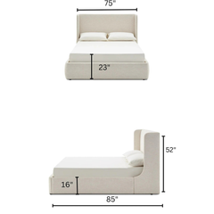 The Ivory Oasis Shelter Bed