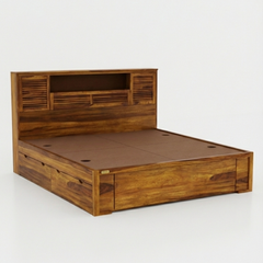 Horizon Slatted Storage Bed