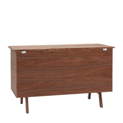 Modern Walnut Wood 2-Door Sideboard