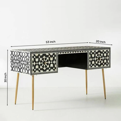 The Monochrome Artisan Study Table