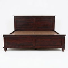 Heritage Mahogany Solid Wood Panel Bed