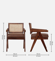 Sheesham Wood Accent Armchair