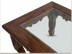 The Imperial Carved Teak Center Table