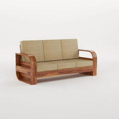 Wooden Sofa Set | 6 Seater Sofa Set for Living Room | Wooden Five Seater Sofa