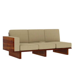 6 Seater L Shape Corner Sofa Set with Washable Zipper Cover