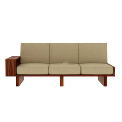 6 Seater L Shape Corner Sofa Set with Washable Zipper Cover