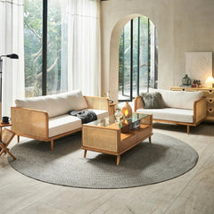 Modern 2 Seater Sofa for Living Room Comfort