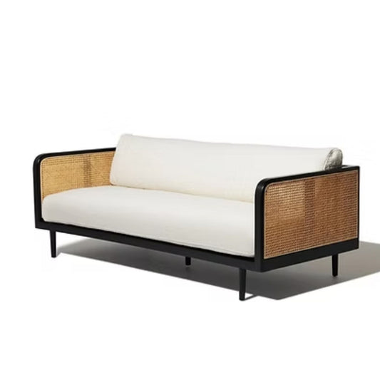 SOLID WOOD RATTAN SOFA