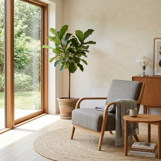 Astrid Sculpted Wood Armchair