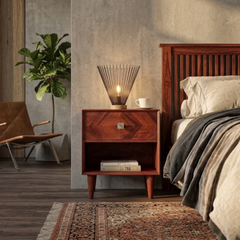 Vance Chevron Nightstand