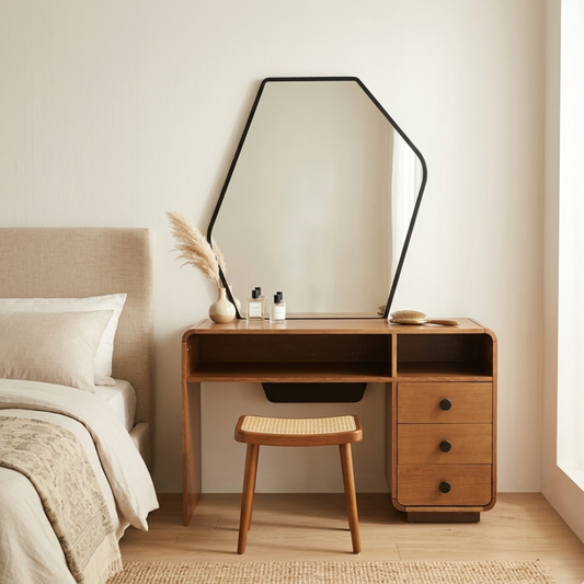 Elara Mid-Century Asymmetric Vanity