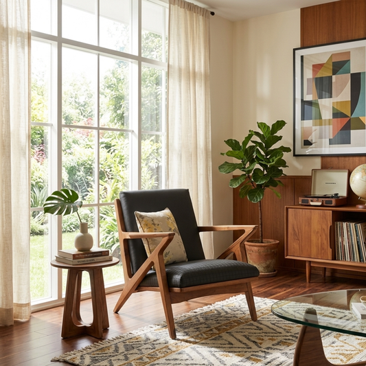 Hendrix Z-Frame Lounge Chair