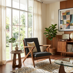 Hendrix Z-Frame Lounge Chair