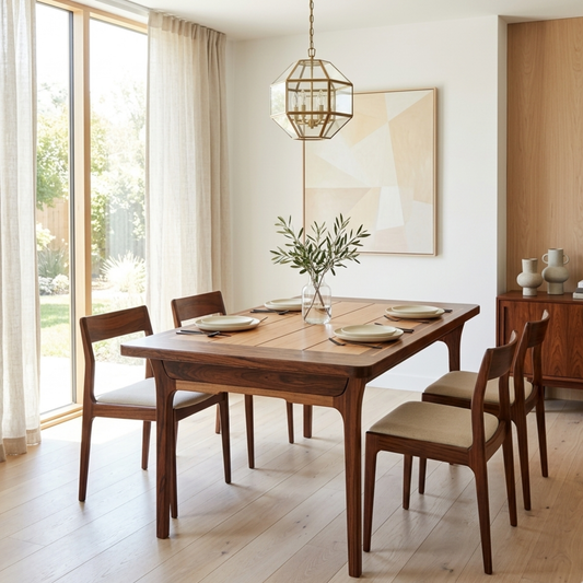 Ellora Two-Tone Dining Table