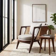 Havana Cane-Back Lounge Chair