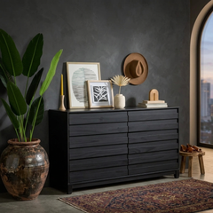 Kori Minimalist Louvered Dresser