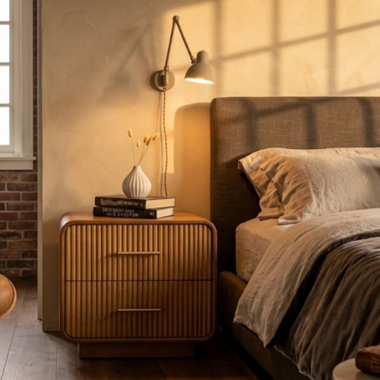 Arlo Fluted Bedside Chest