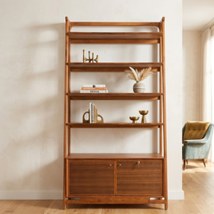 Kian Mid-Century Solid Wood Display Unit