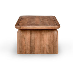 Solid Wood Sled Coffee Table