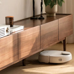 Real Wood Tv Stand Walnut Finish