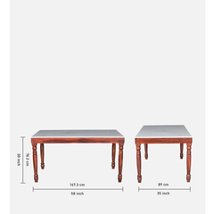 The Maharaja's Heritage Solid Sheesham 6-Seater Dining Set