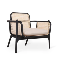 Onyx Cane Club Chair
