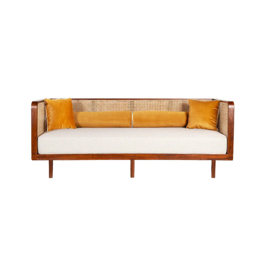 Lounge Rattan Sofa | Upholstered Diwan for living rooms