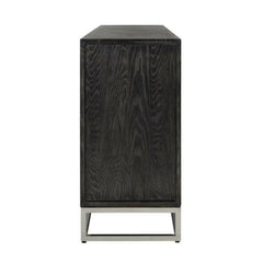 Sideboard Blackbone silver 4-doors